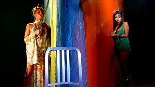 Artistic Yuri Luv And Charmane Star in a spicy lesbian scene