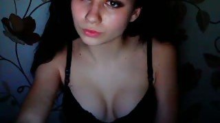 Cute webcam solo vid with me teasing with my lovely tits