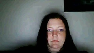 BBW goth webcam teen shows me her pieced tits for money