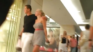 Hot voyeur video of random chicks in/near his local mall